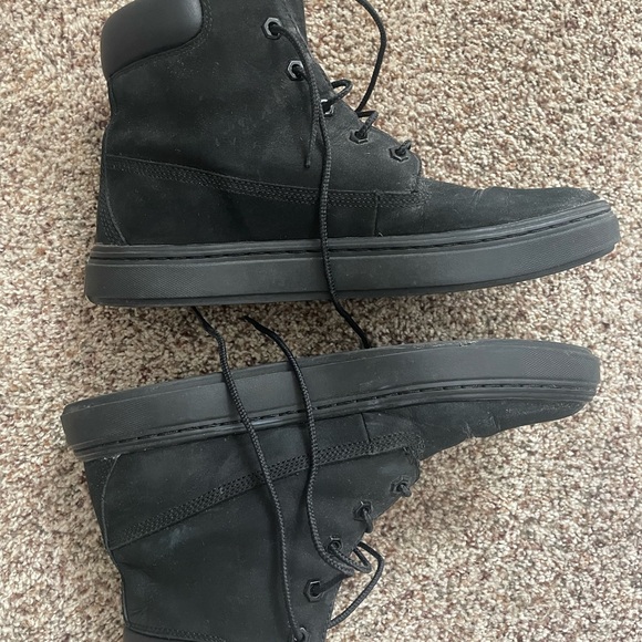 Timberland Black Suede Leather Women’s Boots - size 10 - Picture 3 of 5